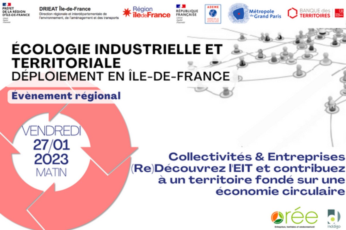 Evénement régional | Ecologie industrielle et territoriale | Déploiement en Île-de-France