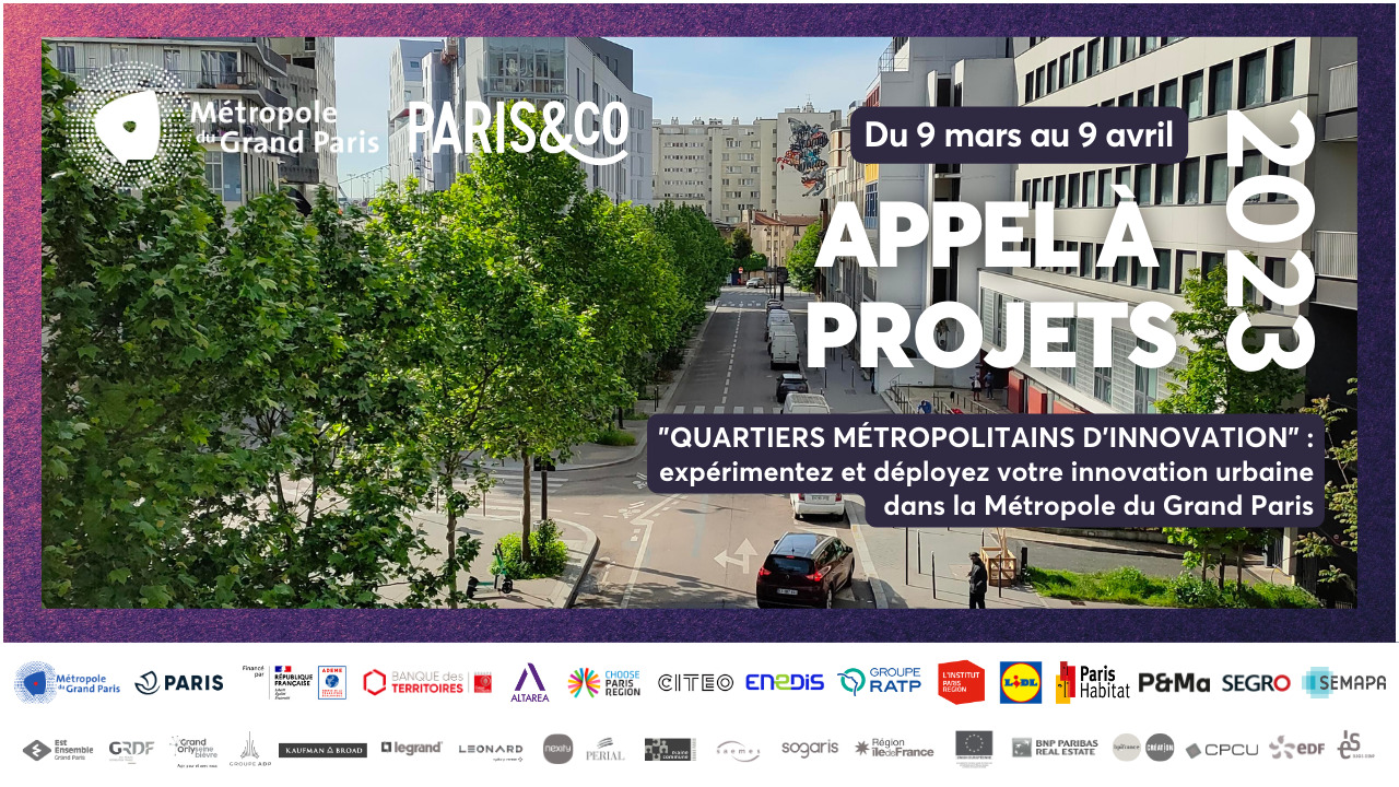 Appel à projets - Testez votre solution à impact dans la Métropole du Grand Paris ! Candidatez avant le 9 avril.