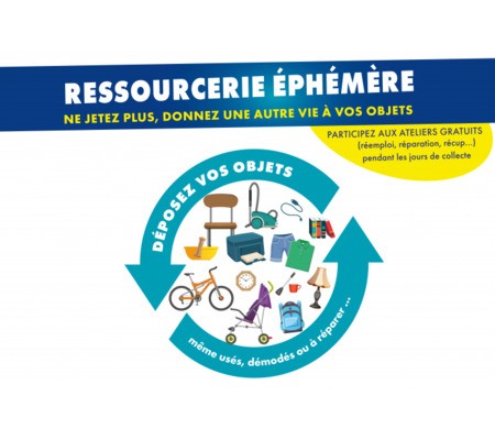 Ressourcerie éphémère à Clichy-sous-Bois et Montfermeil