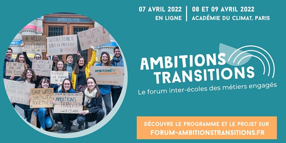 [Rencontre] Ambitions Transitions, le forum inter-écoles des métiers engagés